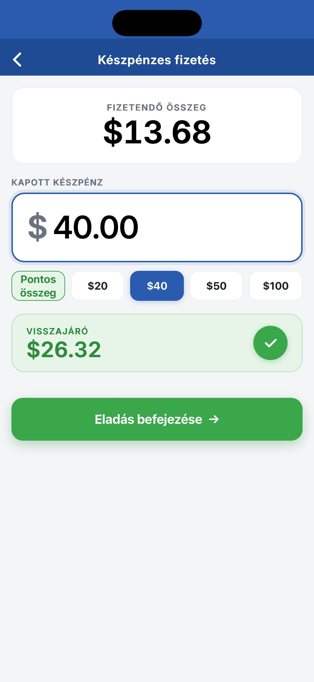 Mimas POS - Értékesítési Pont